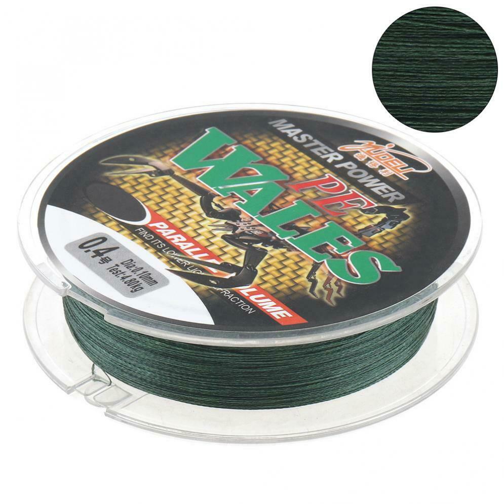 100M Green PE Braided Fishing Line 4 Strands Line 4.0 0.32mm/50LB/22.6KG