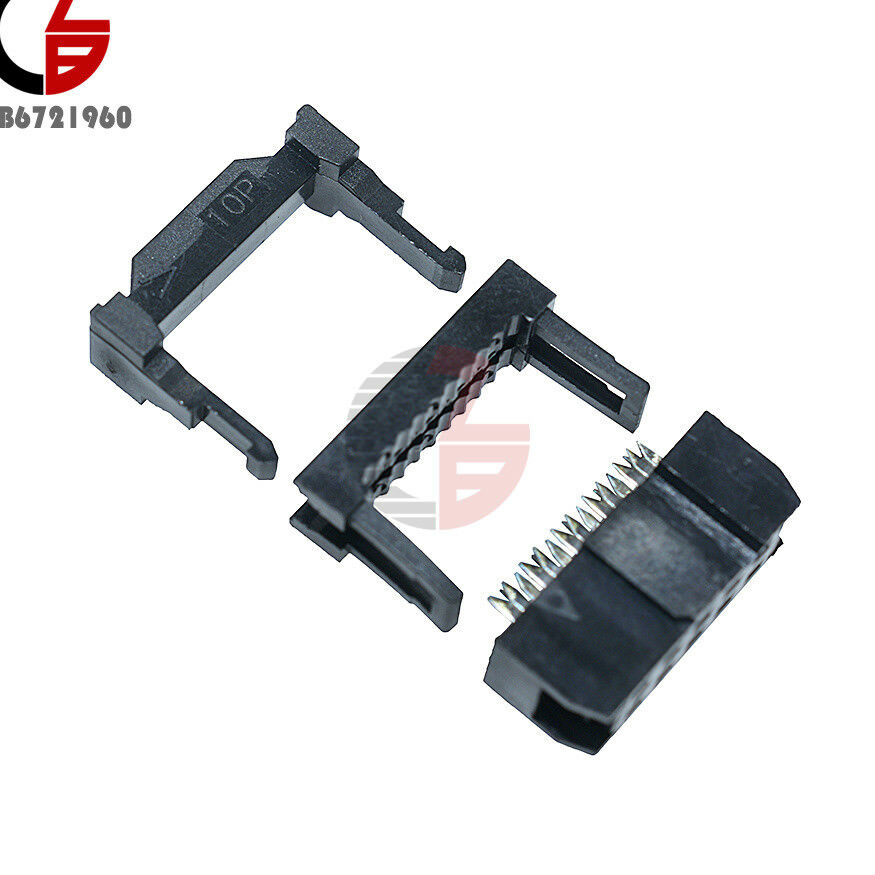 20PCS IDC FC-10 Connector 10 PIN Female Header 2.54 mm