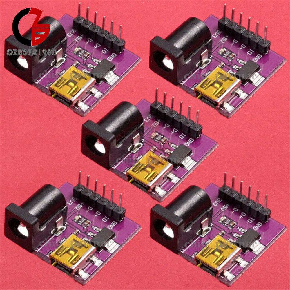 5PCS AMS1117 Power Supply Module Mini USB 5V DC Output 3.3V/5V