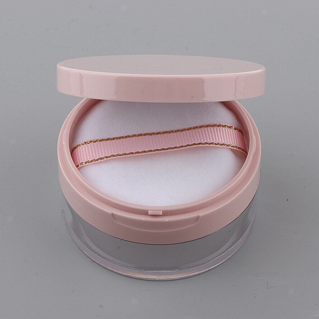 2pcs Empty Loose Powder Case Blush Storage Container Talcum Powder Jar 20g