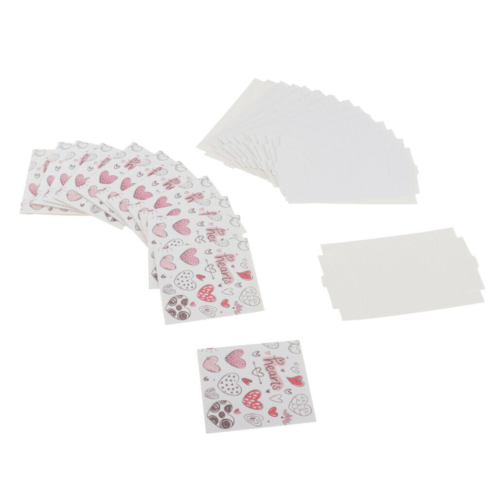 1 Pack Gift Box Handmade Box Necklace Package Paper Box Loving Heart White