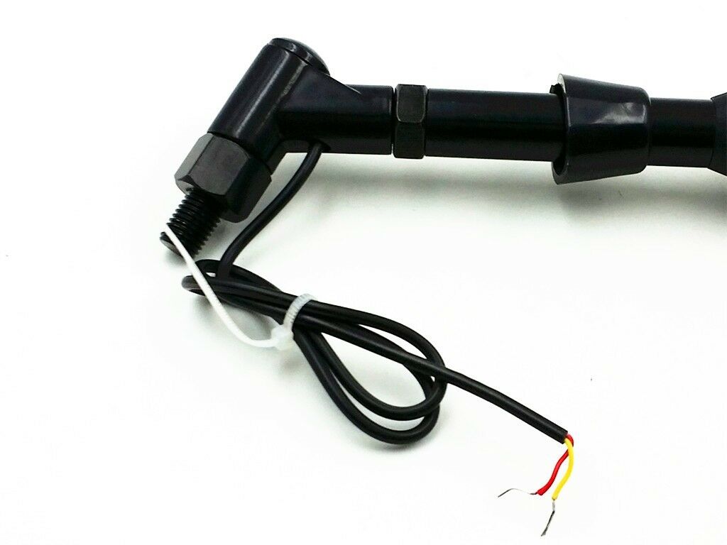Black M10 LED Turn Signal Rearview Mirrors For Suzuki SV GSF Street Street Bike