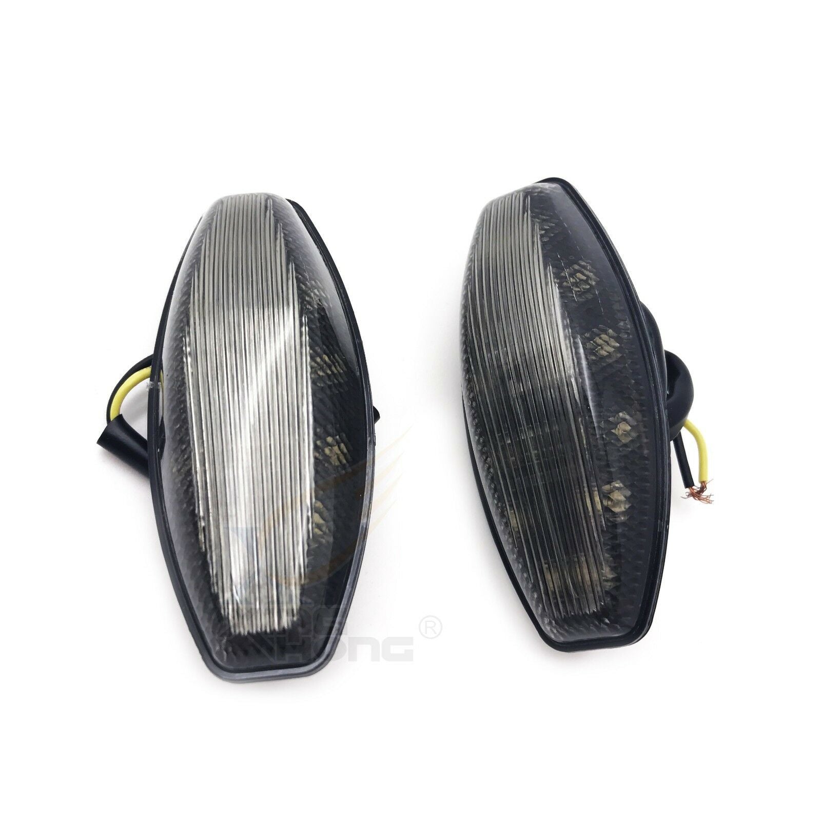 2X Turn Signal Lights Blinker Marker For 1998-1999 Yamaha YZF-R1 Smoke