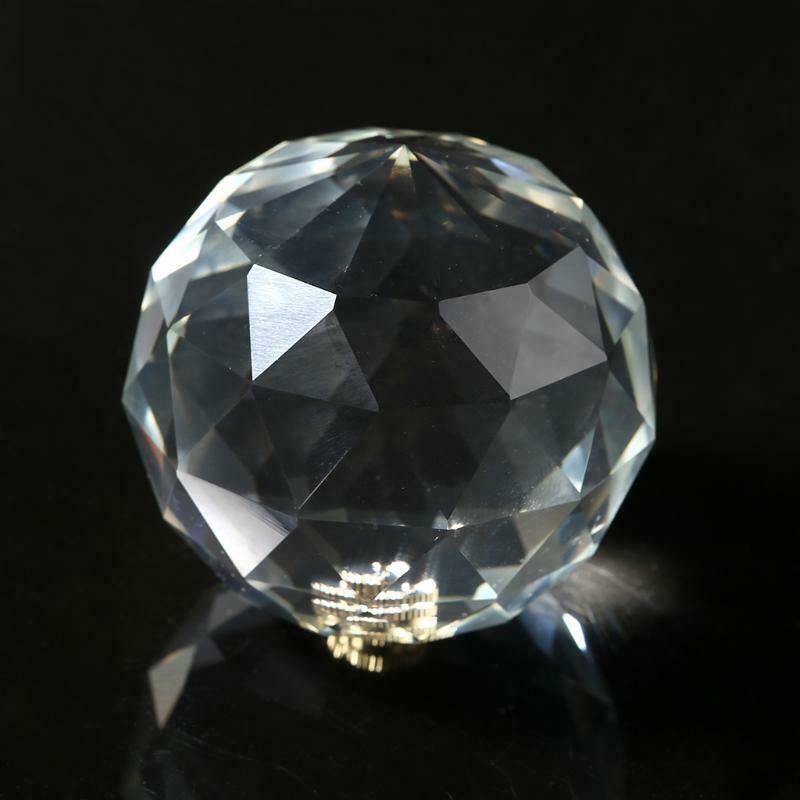 Clear crystal Ball Prism Sun Shine Catcher Rainbow Pendants Maker 1/4 in Thread