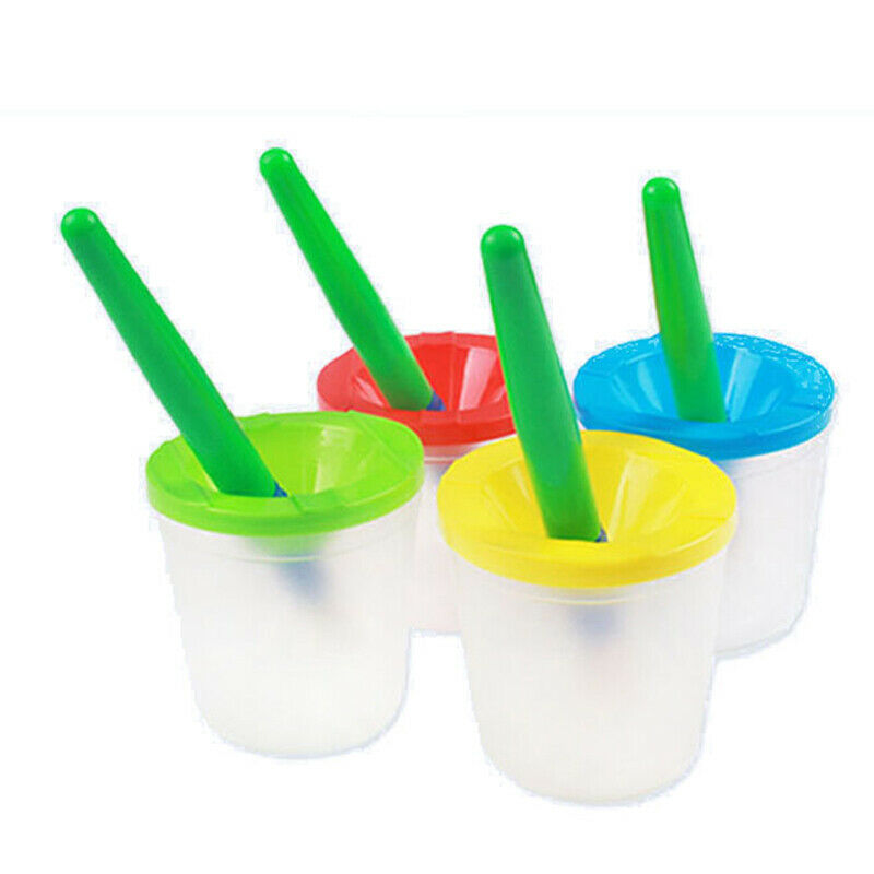 Anti-leakage DIY Children Washing Cup writing brush Cup Paint Cup Random Co JD