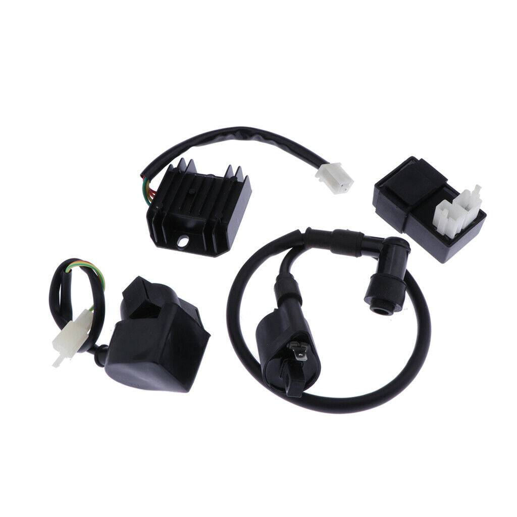 125cc 150cc Ignition Coil CDI Solenoid Relay Regulator ATV Scooter Moped