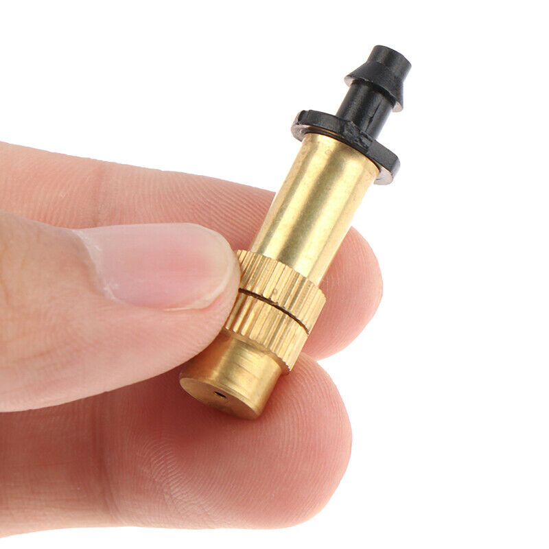 1pcs Micro Drip Irrigation Misting Brass Nozzle Garden Spray Cooling Par.l8