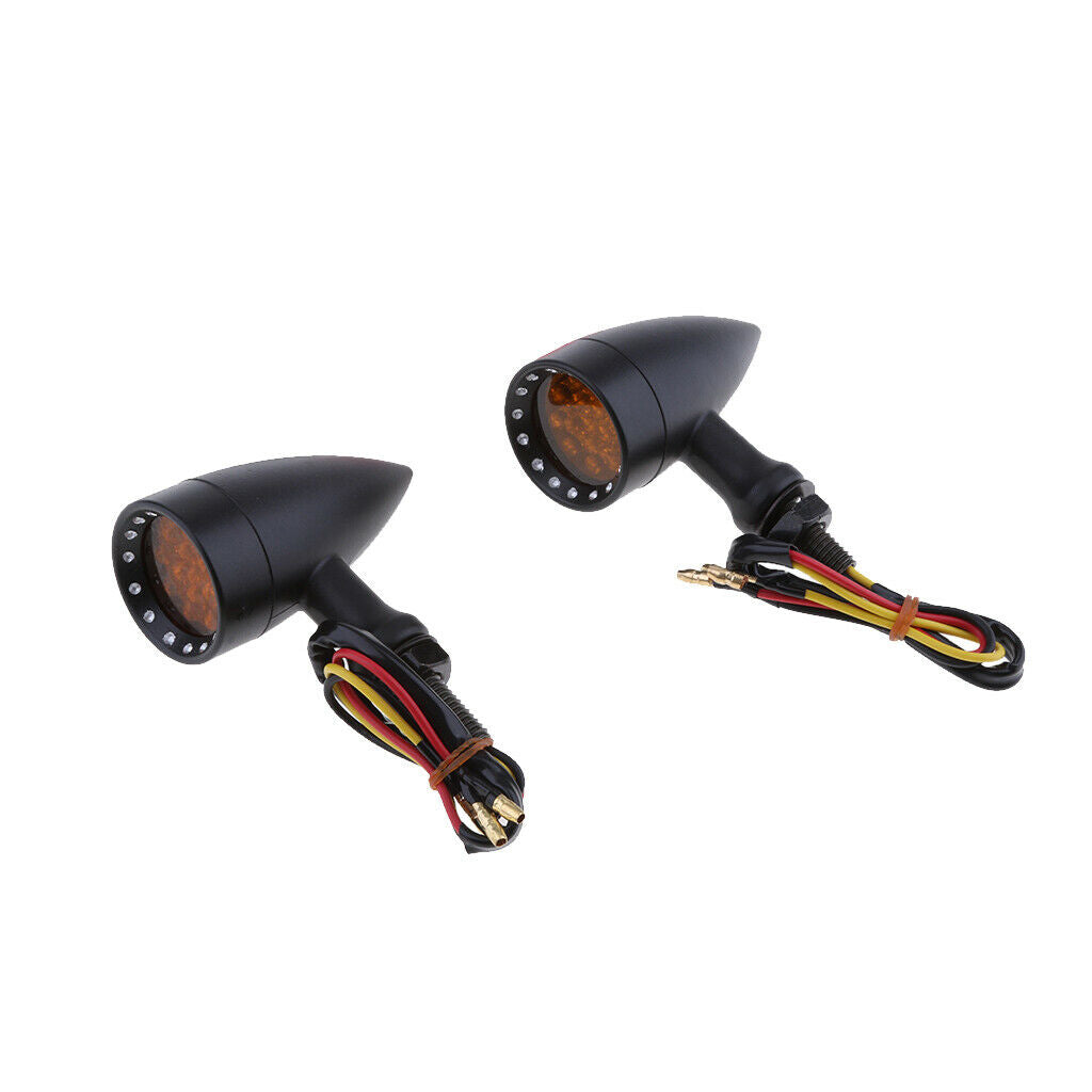 Motorcycle 20 LED Turn Signal Indicator Light for Bobber Chopper Cruiser