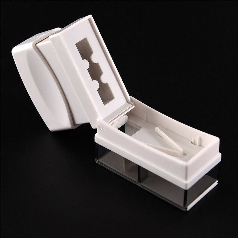 Pill Cutter Splitter LJvide Storage Medicine Cut 1/2 1/4 LJvide Storage Bo.l8