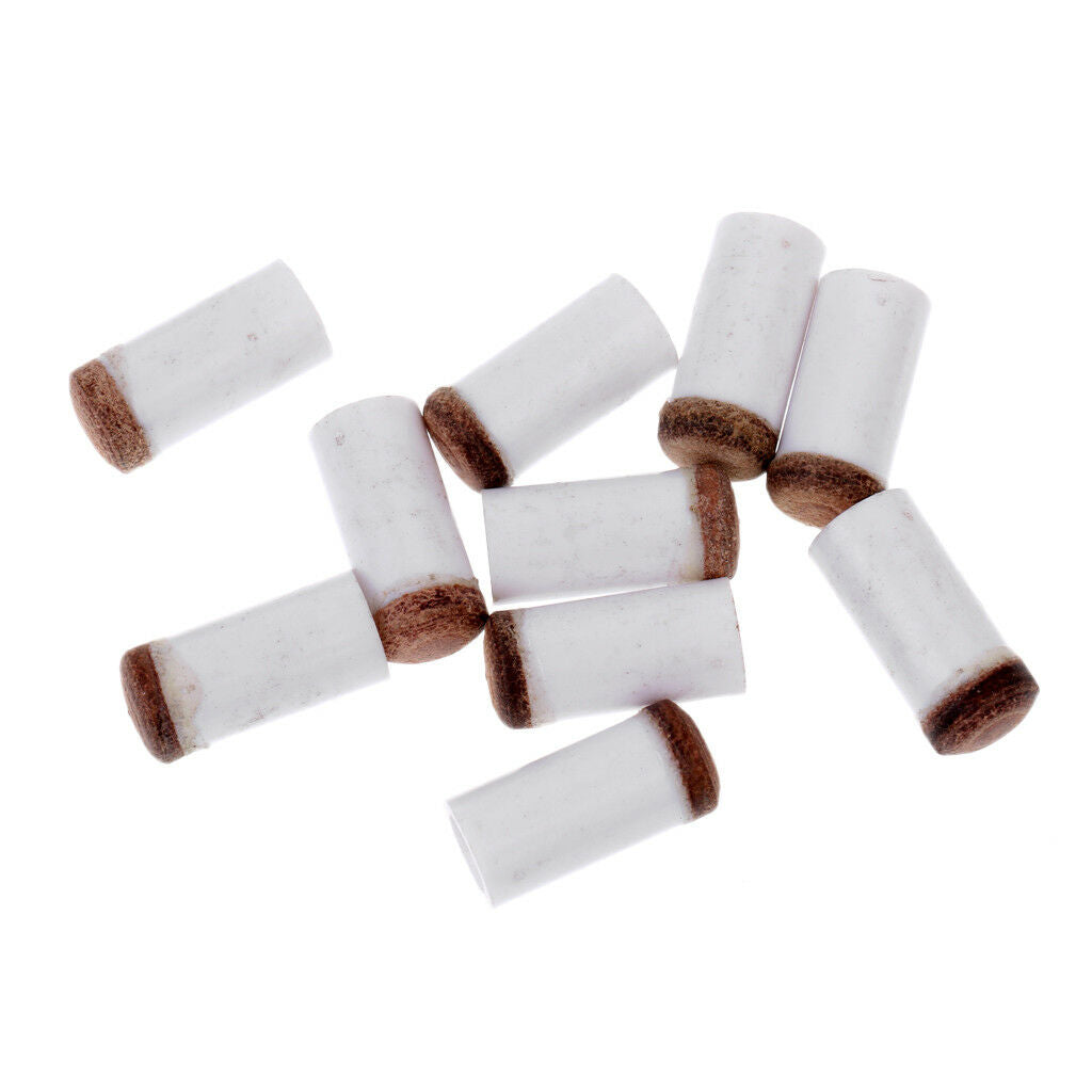 20 Pieces Snooker Pool Cue Ferrule Slip-On Tips for Pool Cues 11mm + 13mm