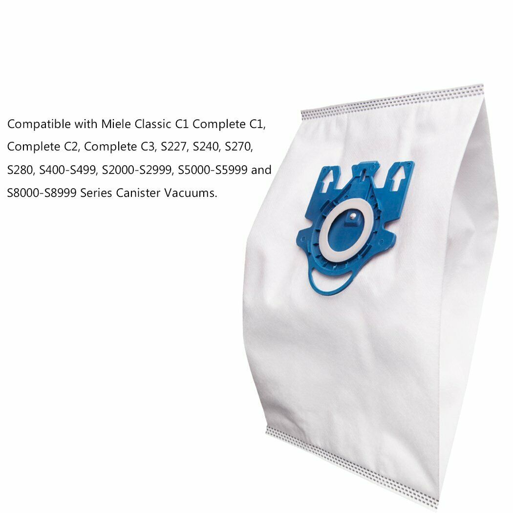 5pcs Vacuum Dustbags Bags + Filters For Miele G&N GN C3 C1 C2 S2000 S5000 S8000