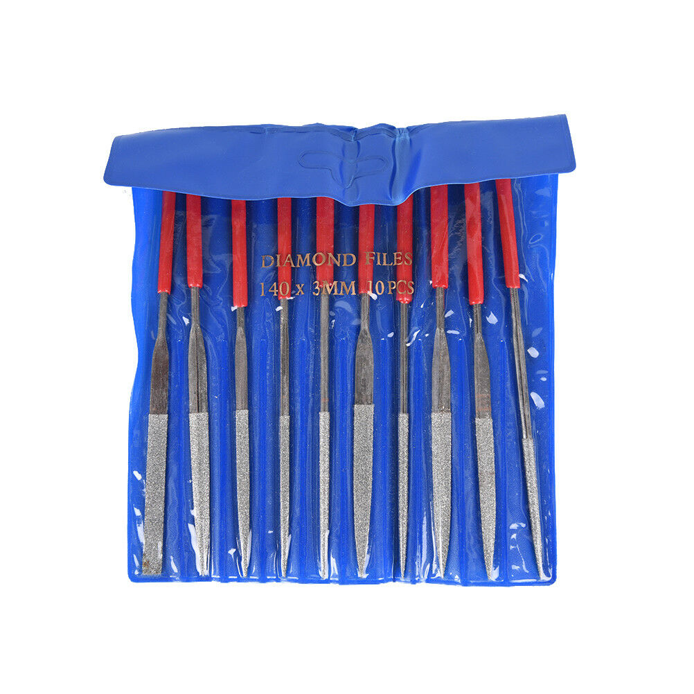10x guitar file fret nut saddle slot grinding set luthier repair burnish tool Kt