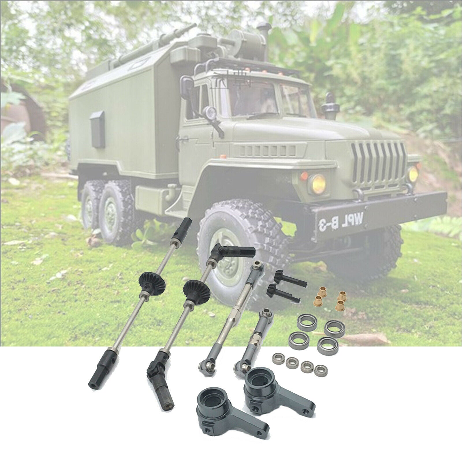 Upgrade Bridge Axle For WPL B24 C14 C24 Henglong 1:16 6WD RC Truck Car Accs