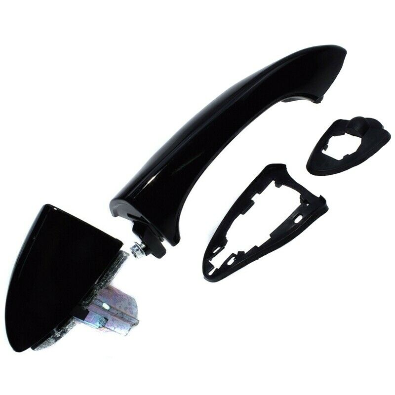 Car Glass Black Front/Rear Right Side Outside Outer Door Handle For- X5 E53 51F1