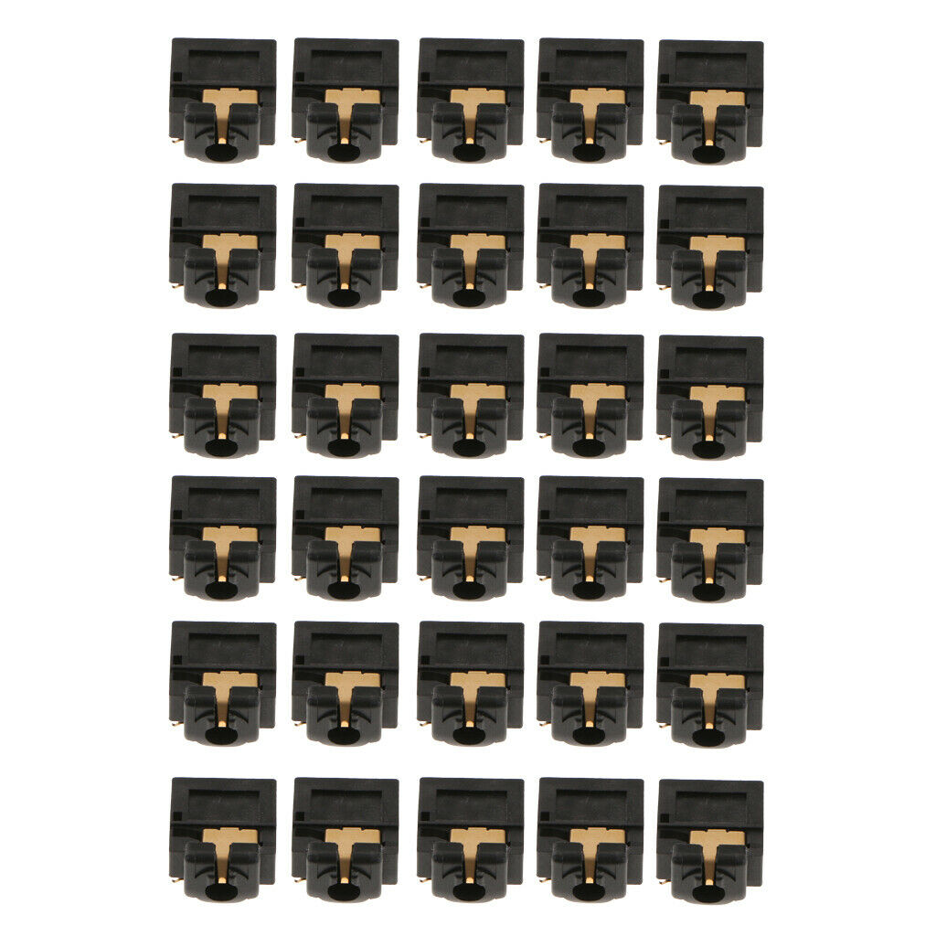 30Pcs 3.5mm Headset Jack Audio Port Connectors for   One Game Controller