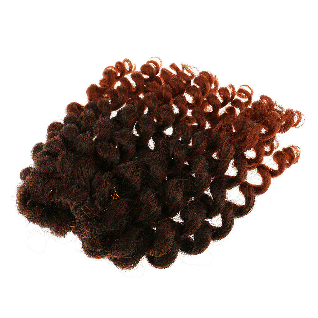 10" Wand Curl Braid Synthetic Braiding Hair Extensions 20 Strands / Pack #3