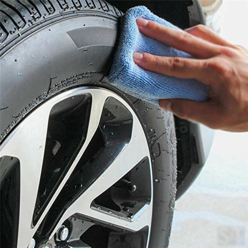 5xCar Microfiber Applicators Sponges Cloths Microfibre Hand Wax Polishing Pad CH