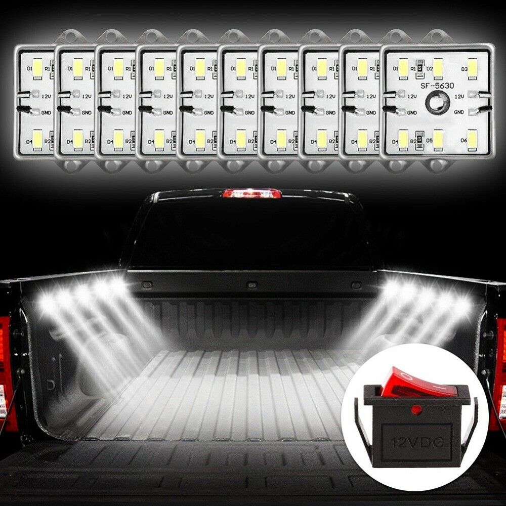 60LED 12V 5730SMD High Bright Cargo Camper Light  Trailer Boat Lamp Ceiling