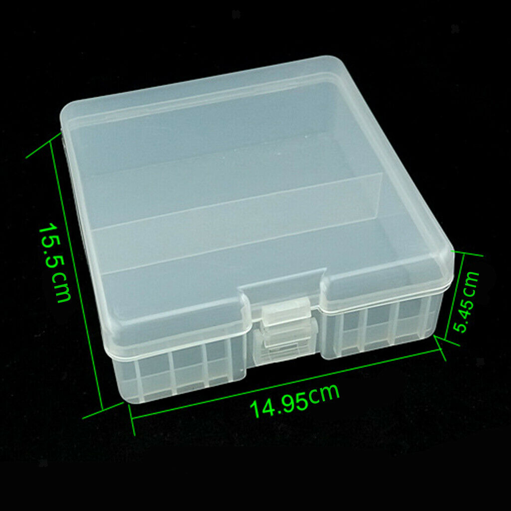 Battery Storage Box Rechargeable Hard Plastic Case For 100 X AA