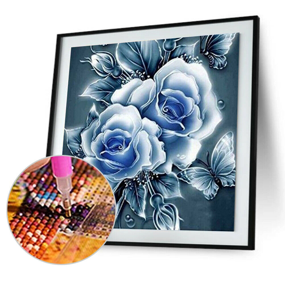 Rose 5D Diamond Painting DIY Mosaic Cross Stitch Kit for Home Embroidery  @