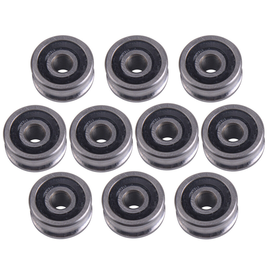 10pcs SG15 U Notch Sealed Pulley Track Guide Bearings Fit for Textile Machine as