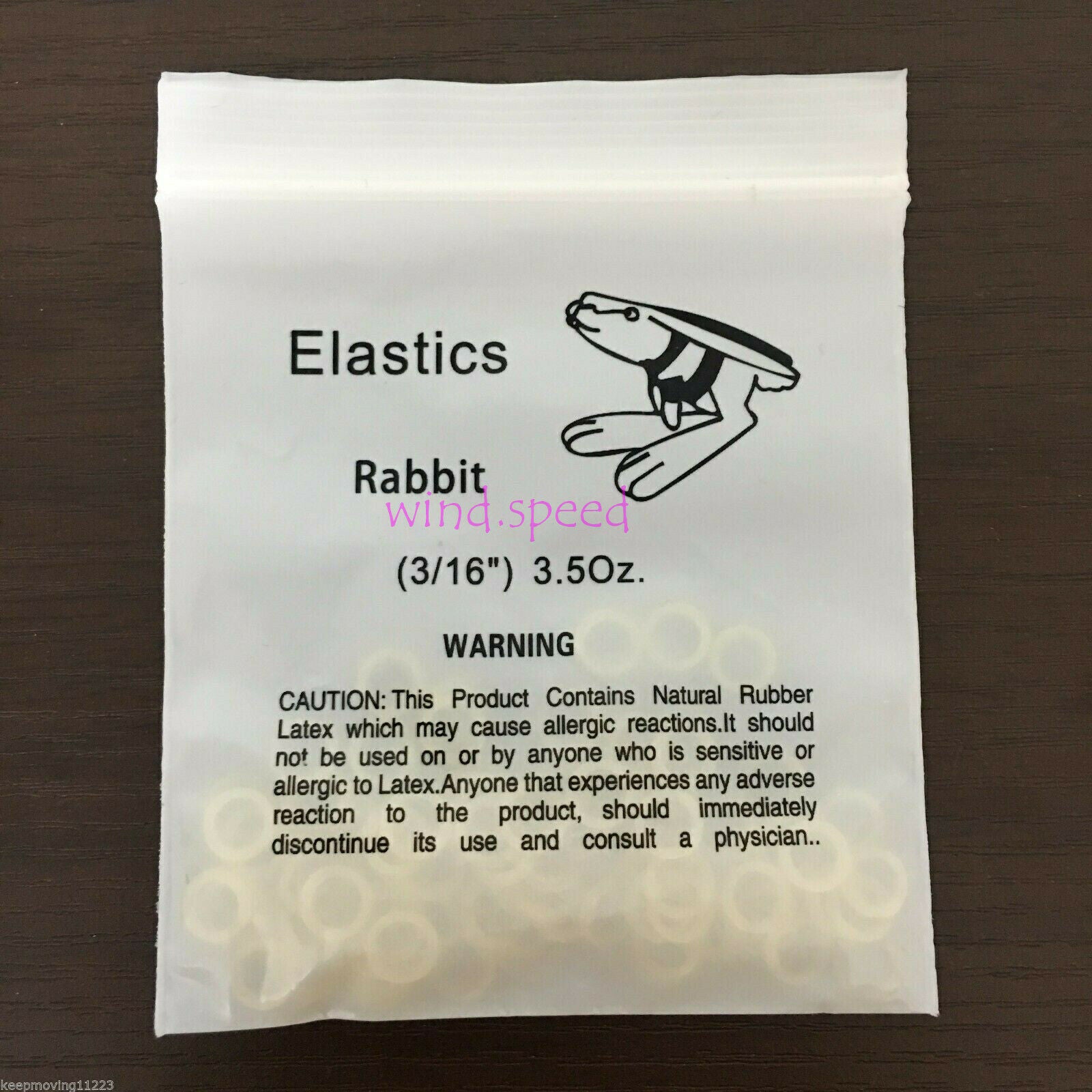 1500Pc Dental Orthodontic Latex Rubber Bands Ortho Elastics Band Braces 15 Sizes