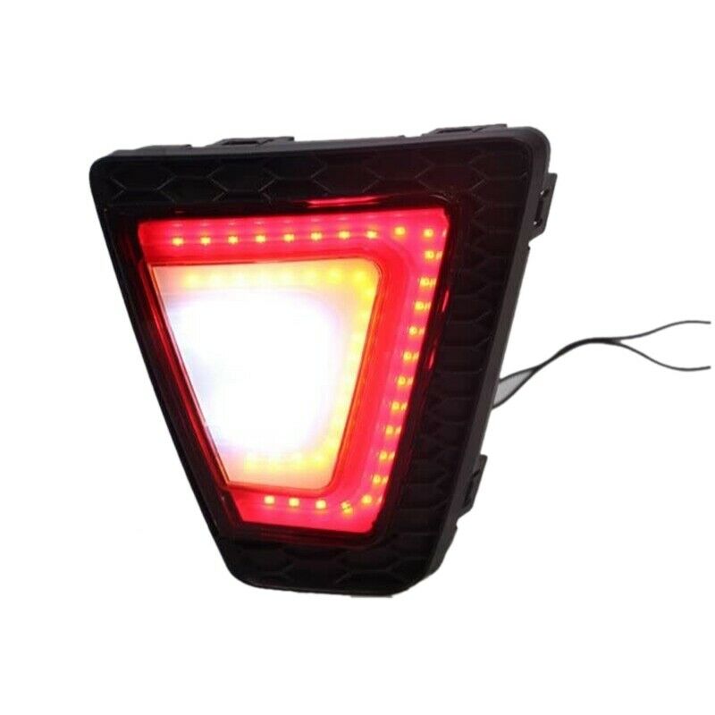 Car Red Lens Rear Bumper Reflector Light LED Brake Lamp for  Jazz/Fit 2014-2N6P7