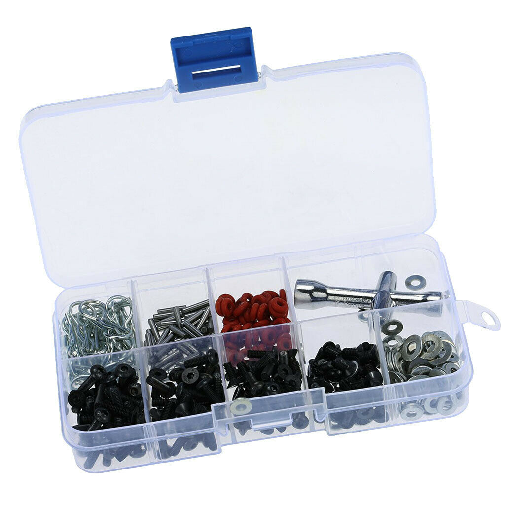 270 in 1 Special Repair Tool & Screws Box Kit for 1:10 Scale RC Cars Parts
