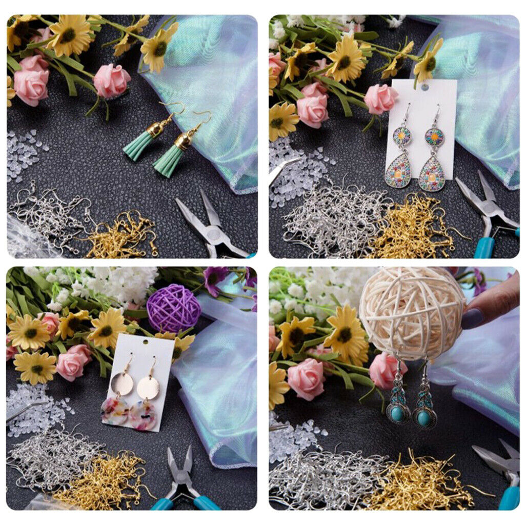 2600pcs Earring Stud Posts Earring Stoppers Earplugs DIY Jewelry Accessories