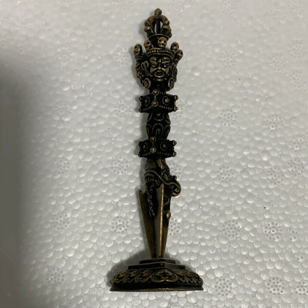 Amulet Phurba Vajra Dorje Handmade Pendant Necklace Tibet Buddhist Decor