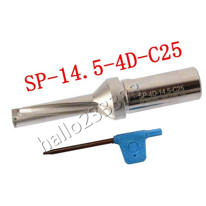 SP-14.5-C25-4D U drill indexable drill 14.5mm C25-4D FOR SPGT05 U drill inserts