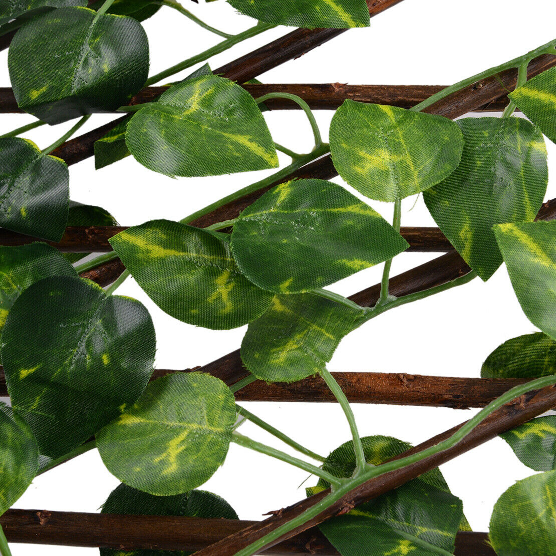 Trellis Artificial Green leaf Fence Wall Expanding Garden Protected Décor.