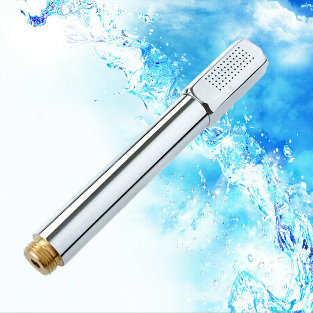 Water Saving Copper Handheld Shower Head Stainless Steel Hand Showers Square