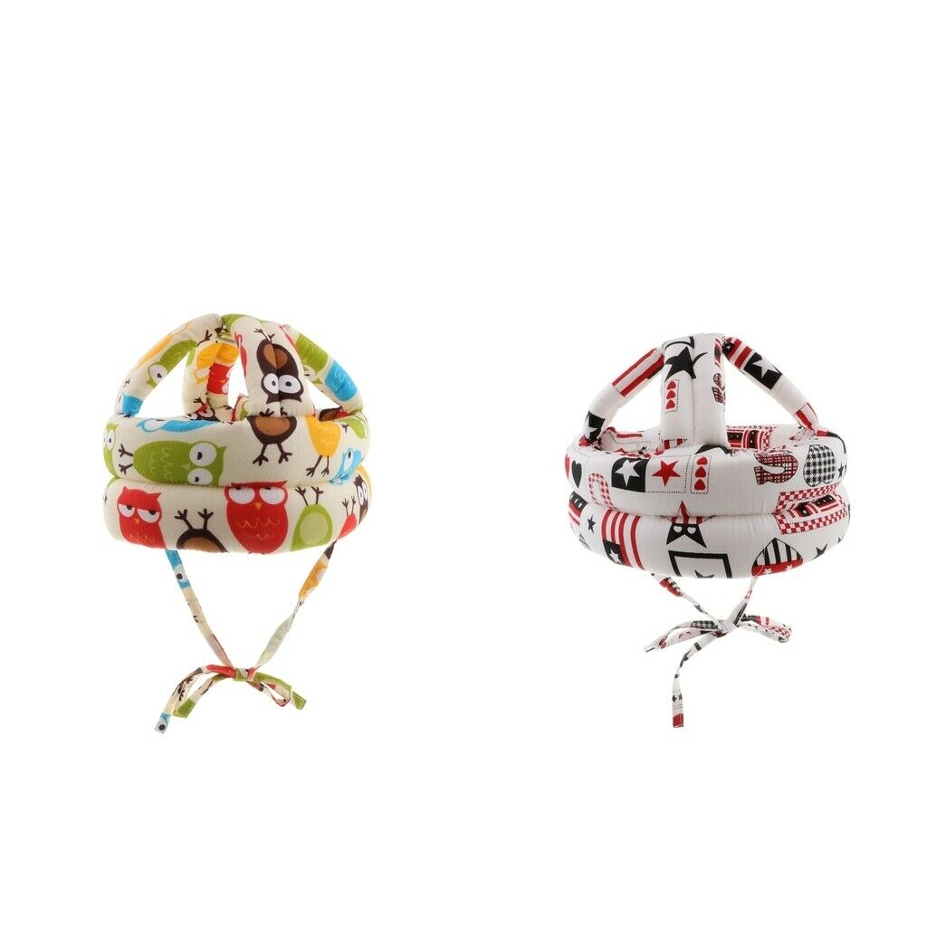 2 Pieces Walking Toddler Safety Helmet Head Protect Developmental Game Parts