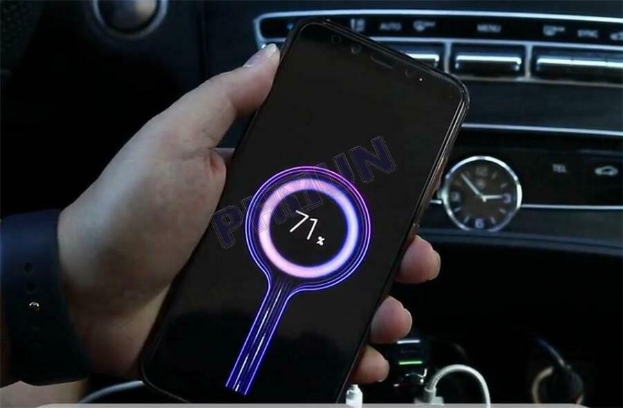 12V Car QC3.0 USB Socket Fast Charger Voltmeter Cigarette Lighter Thermometer