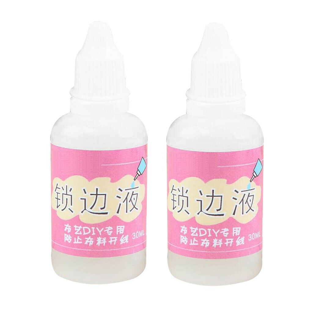 2pcs Fray Check Liquid Seam Sealant for Quilling DIY Scrapbooking Paper 30ml