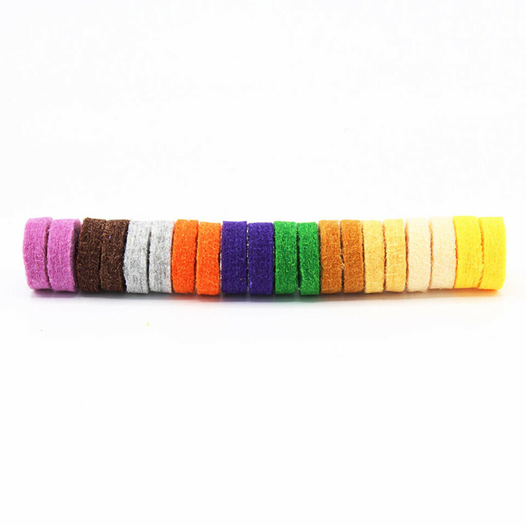20pcs Drum Cymbal Stand Felt Washers Cushion 2.5cm Outer Dia Instrument
