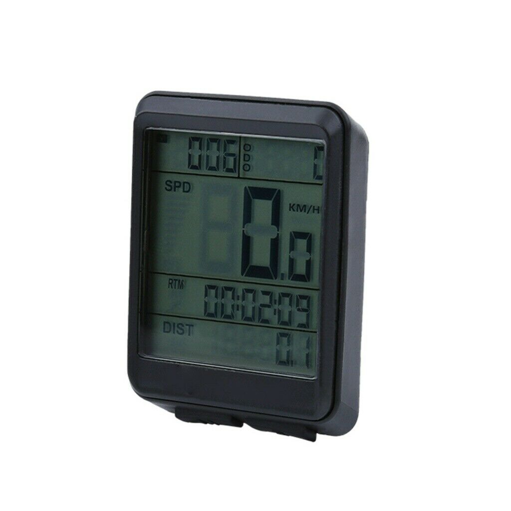 Bike Bicycle Wireless Computer LCD Cycling Odometer Speedometer Waterproof