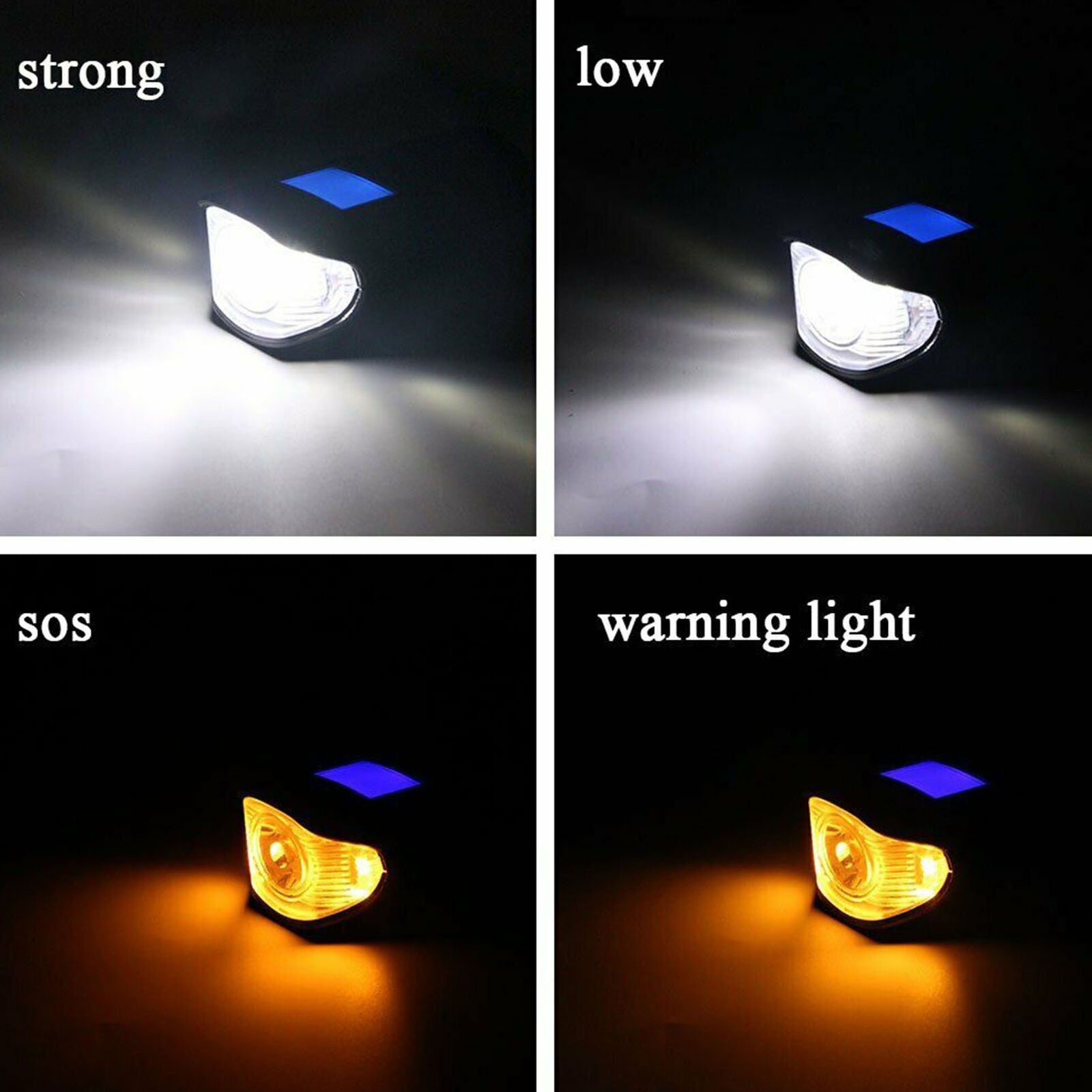 LED bicycle lamp odometer USB battery wheel light front rear lamp