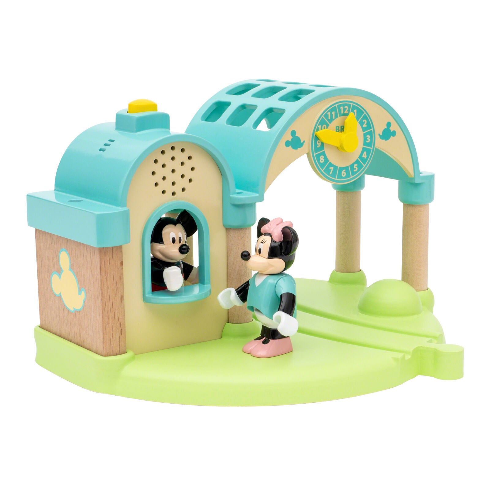 32270 BRIO Disney Mickey Mouse Record & Play Train Station Wooden Railway Age 3+