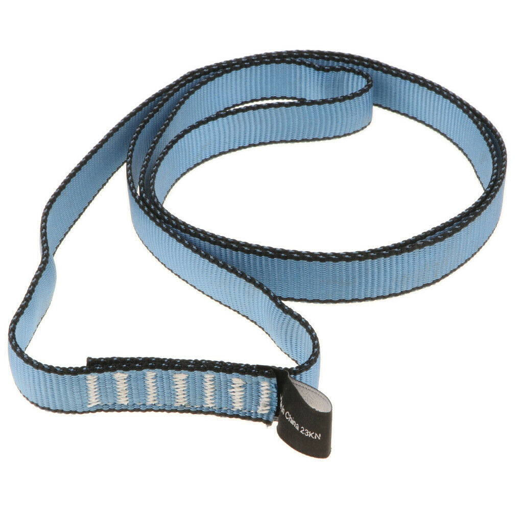 80cm Climbing Mountaineering Sling Webbing Strap Cord Lanyard Caving Roofing