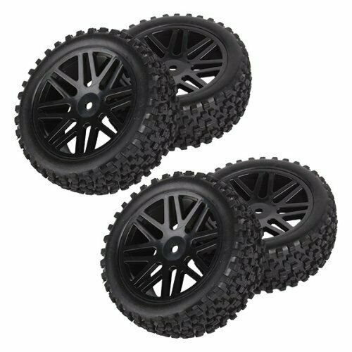 Front Rear Rim Tire Tire 66.016-66.036 for RC 1:10 Off-Road (Pack of 4) E5C8