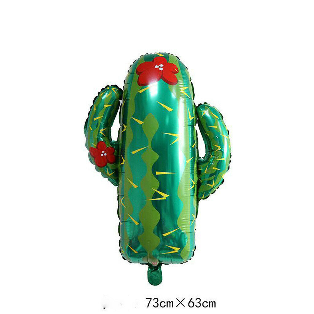 Blesiya 5 Pieces Cactus Aluminium Foil Balloon Baby Shower Party Decor