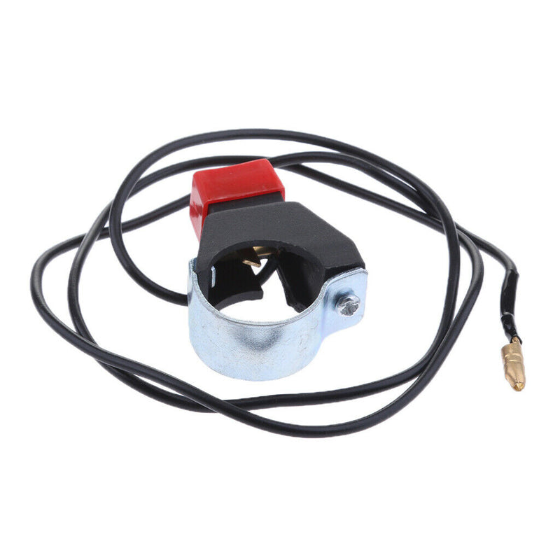 Red Button 7/8" Handlebar Motorbike Stop Kill On/Off Switch For 49cc Bikes