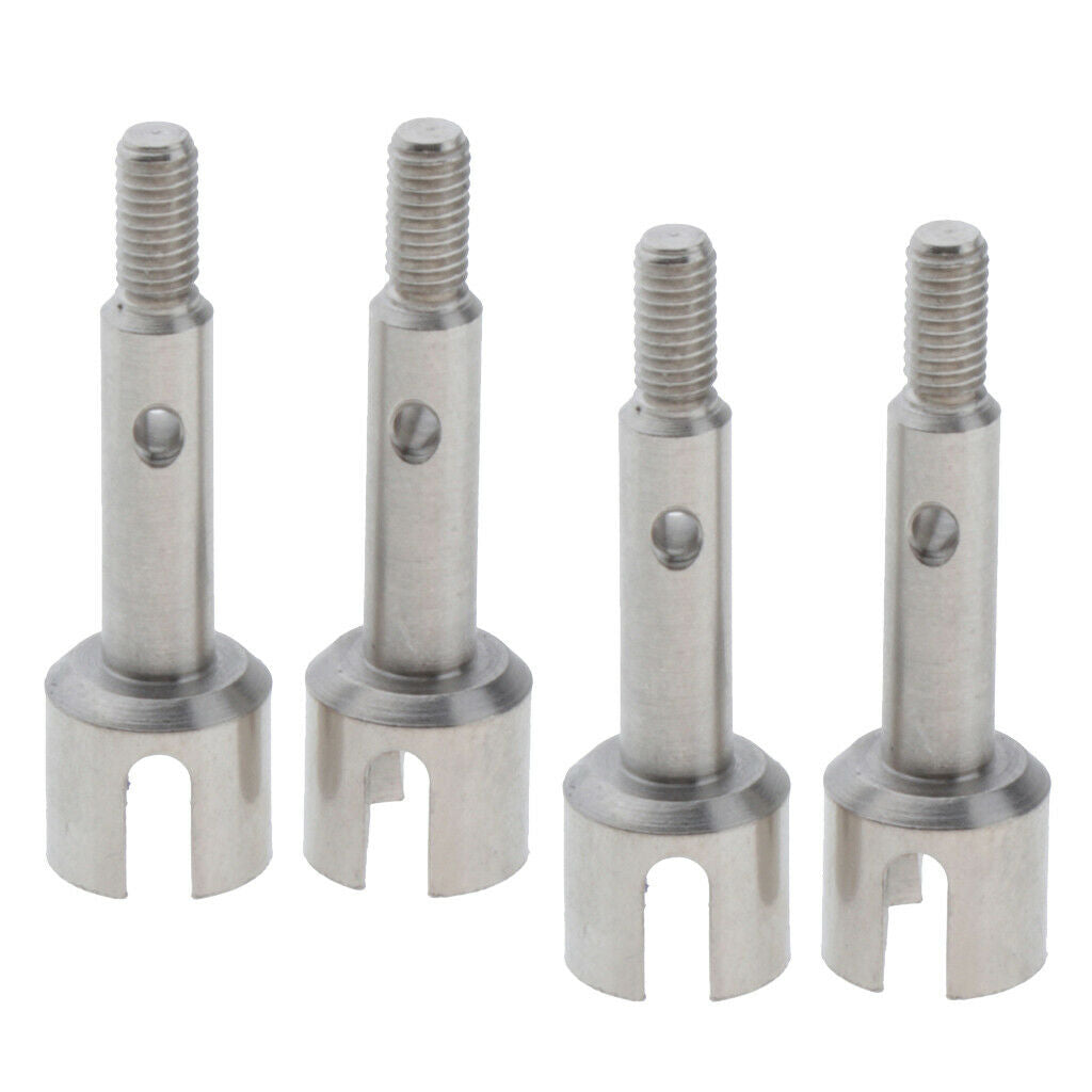 2 Pair Metal Rear Wheel Differential Cups for Wltoys 144001 1/14 RC Car Parts
