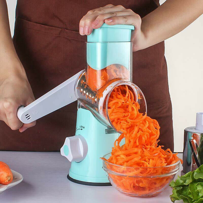 Manual Hand Speedy Mandoline Slicer Pasta Salad Maker Fruit Vegetable Cutte3BDA
