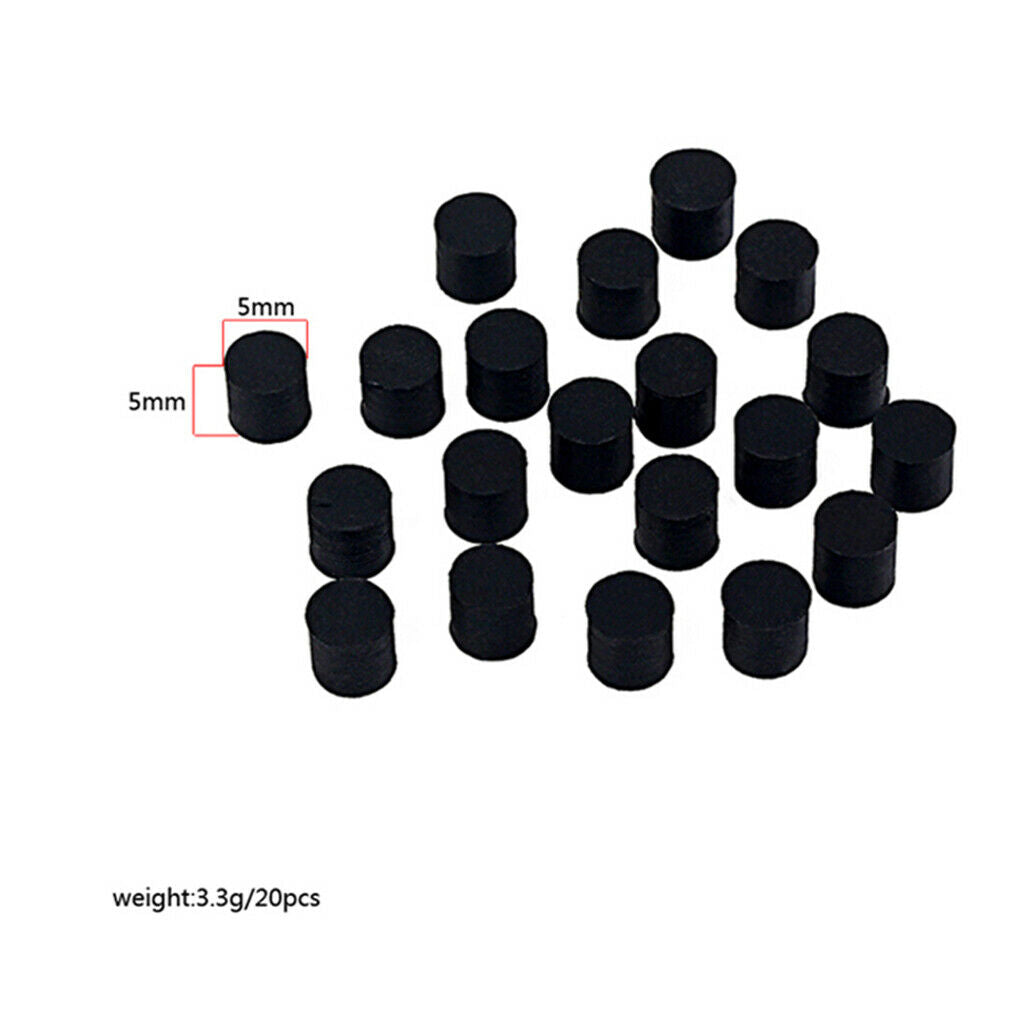 20Pcs Alto Horn Silicone Flexible Pads Brass DIY Parts Buffering Accessory 5mm