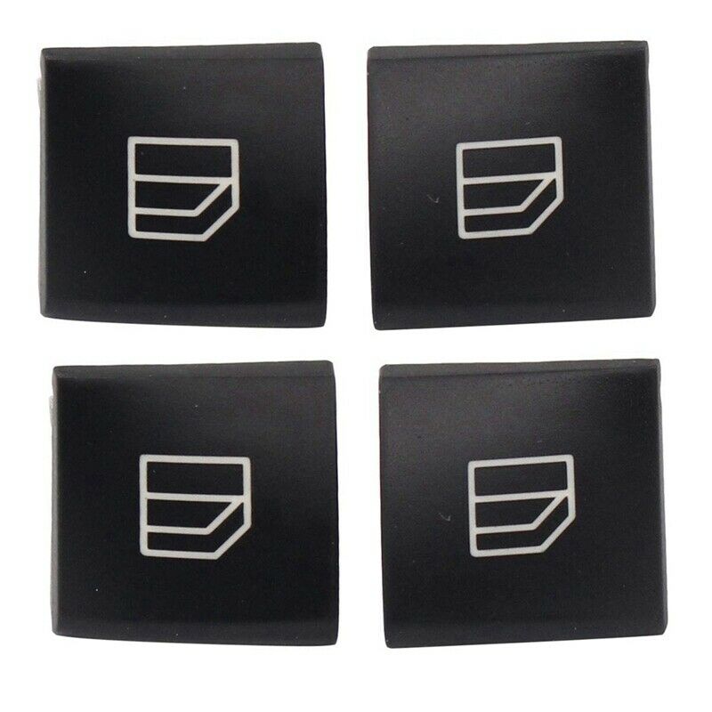 4PCS Driver Window Switch Button Covers for Mercedes Benz C-Class W204 E-ClassL7