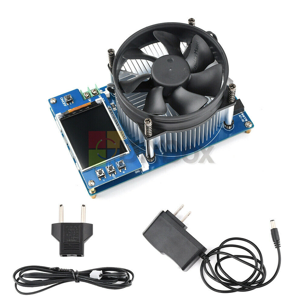 12V 10A 150W Intelligent Electronic Load Battery Discharge Capacity Tester Kit