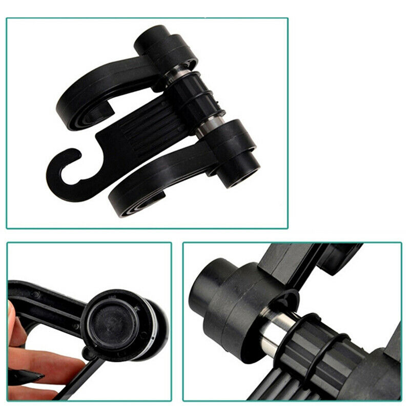 Auto Car Back Seat Headrest Hanger Holder Hooks Clips For Bag Purse GroceryBDAU